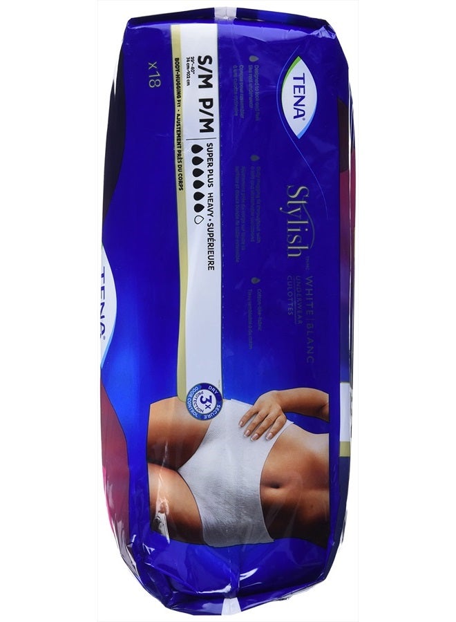 Tena Incontinence Underwear for Women, Super Plus Absorbency, Small/Medium, 18 Count