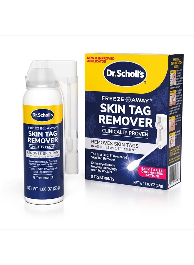 Freeze Away Skin TAG Remover, 8 Ct // Removes Skin Tags in As Little As 1 Treatment, FDA-Cleared, Clinically Proven, 8 Treatments