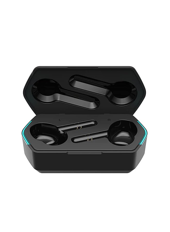 GM6 True Wireless Earbuds, in-Ear Bluetooth V5.0 Earphones, Ipx5 Waterproof Touch Control Headphones with Hands-Free Call ENC Mic, Long Playtime Headsets for Gaming