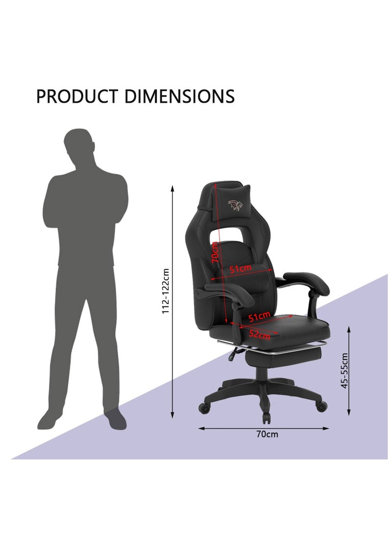 Mahmayi UT-C592F Gaming Chair Black PU