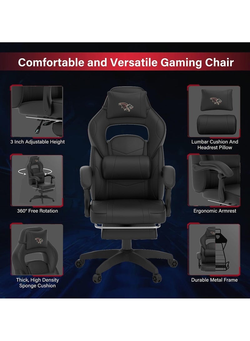 Mahmayi UT-C592F Gaming Chair Black PU