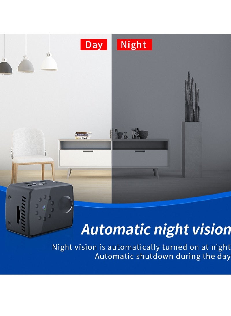 Auto Night Vision Camera 1080P PIR Sensor Motion Activated Mini Camcorders Standby 90 Days