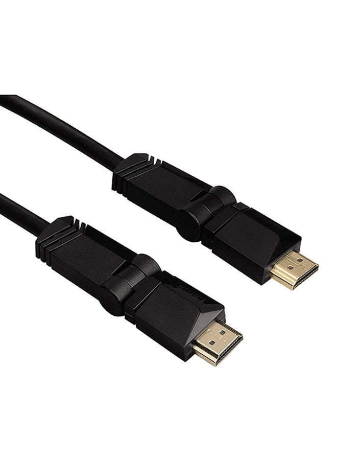 High Speed Gold Plated Rotation HDMI Cable Black