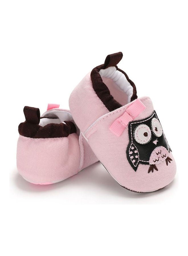 Cute Cartoon Owl Shoes Pink/Black