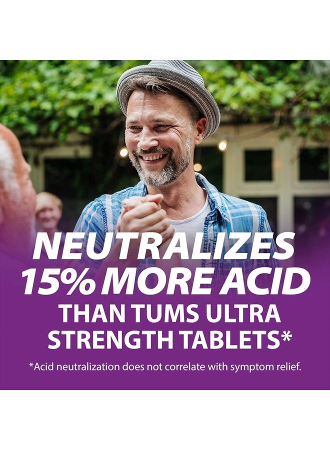 Ultra Strength Antacid Chewable Tablets, Mint, 72-Count