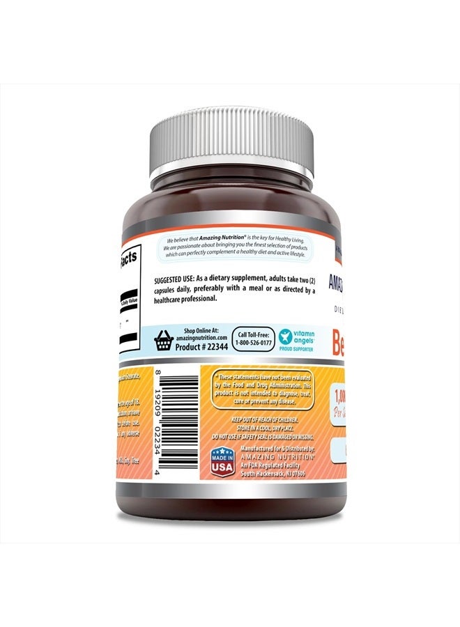 Amazing Formulas Berberine 1000mg Per Serving 60 Capsules Supplement | Non GMO | Gluten Free | Made in USA