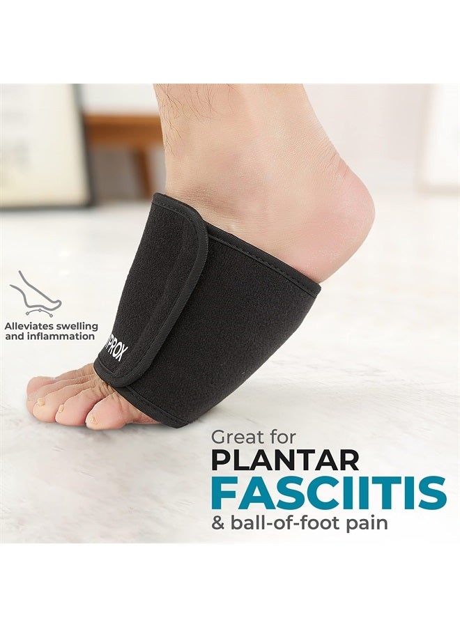 Cold & Hot Therapy Wrap, Reusable Gel Pack for Pain Relief. Great for Sprains, Muscle Pain, Bruises, Injuries, Etc. (Foot, Arm, Elbow, Ankle).
