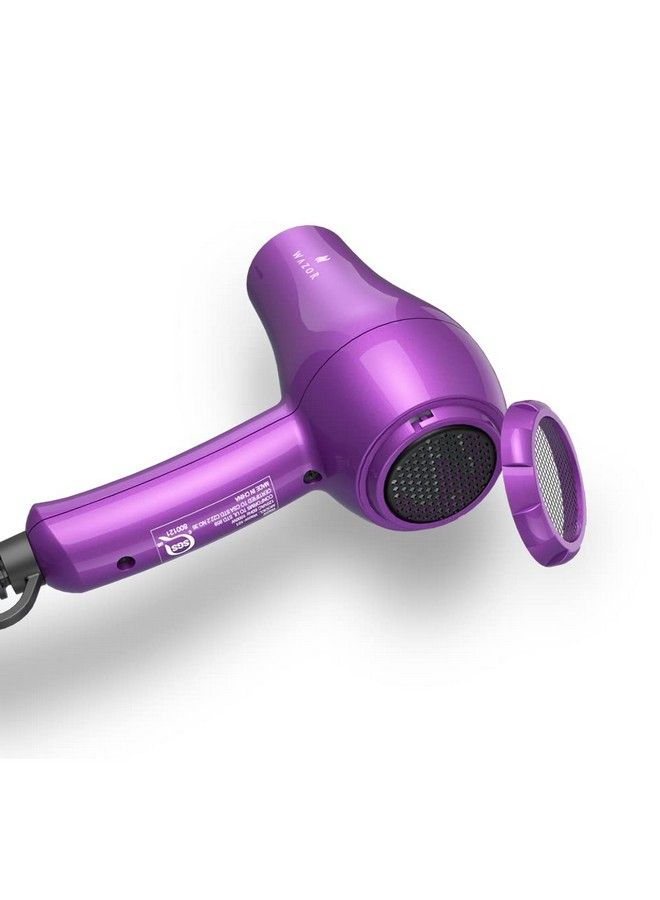 Mini Lightweight Hair Dryer For Pour Painting & Rv Compact Travel Blow Dryer For Kids 1000W Ionic Dryer With Concentrator Cool Shot Button