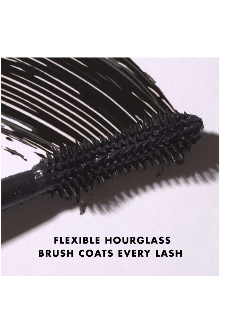 Milani Highly Rated Anti-Gravity Black Mascara with Castor Oil and Molded Hourglass Shaped Brush - 1 Pack