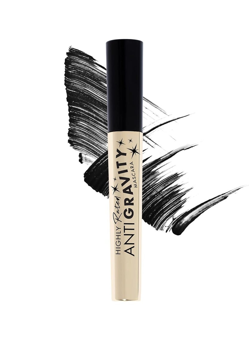 Milani Highly Rated Anti-Gravity Black Mascara with Castor Oil and Molded Hourglass Shaped Brush - 1 Pack
