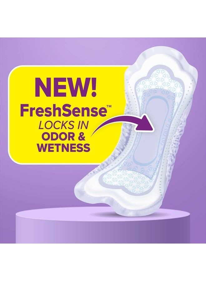 Incontinence Pads & Postpartum Incontinence Pads, 4 Drop Moderate Absorbency, Regular Length, 20 Count, Packaging May Vary