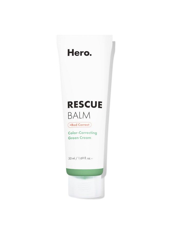 Rescue Balm +Red Correct Postblemish Recovery Cream From Hero Cosmeticsintensive Nourishing And Calming For Dry Redlooking Skin After A Blemishdermatologist Tested And Veganfriendly (0.50 Fl Oz)