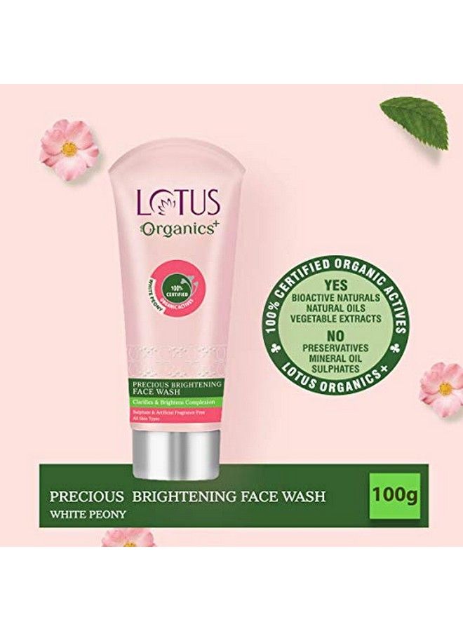 Precious Brightening Face Wash ; For Skin Hydration & Brightening ; Chemical Free & Organic ; 100G