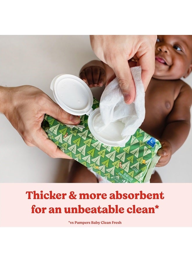 Huggies Natural Care Sensitive Baby Wipes, Unscented, Hypoallergenic, 99% Purified Water, 2 Refill Packs (352 Wipes Total)