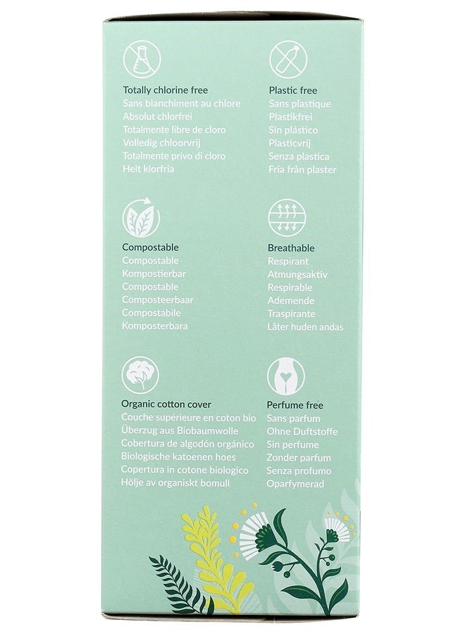 Natracare Natural Organic Thong Style Panty Liners, Made with Certified Organic Cotton, Ecologically Certified Cellulose Pulp and Plant Starch (16 Pack, 480 Liners Total)