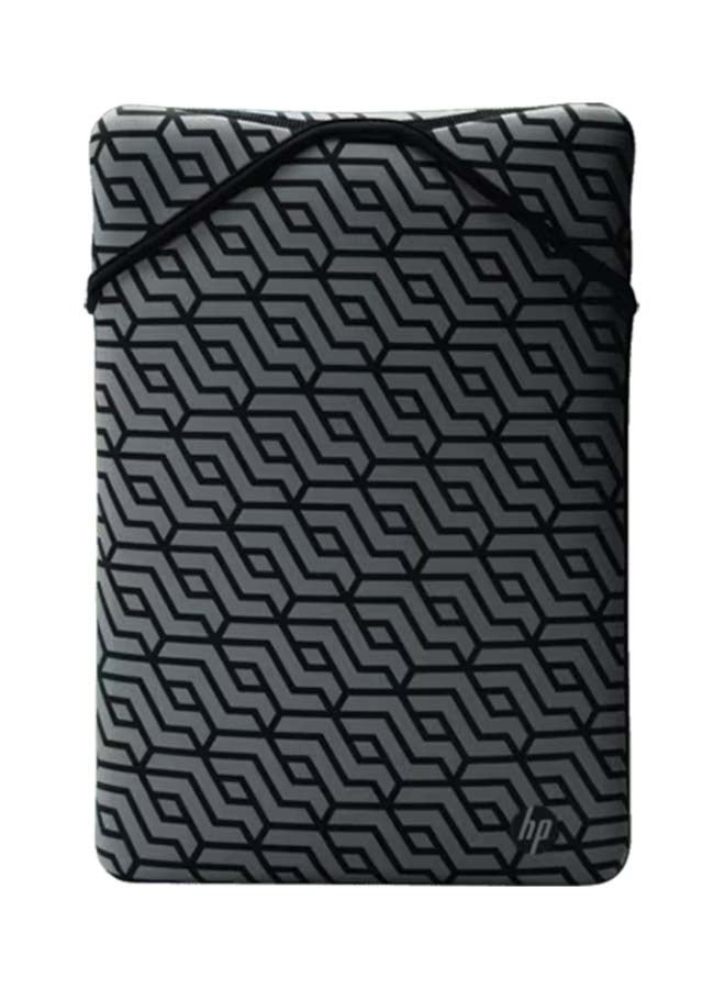 Reversible Protective 15.6 (39.62 cm) Geo Laptop Sleeve Black