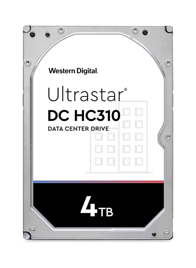 Ultrastar DC HDD Server HC310 | 4TB Capacity | 6GB/s SATA | 3.5-INCH DATA CENTER HARD DRIVES | RPM 7200 | 512E SE | Transfer Rate Up to 255MB/s | Dual-stage Micro Actuator| Silver 4 TB