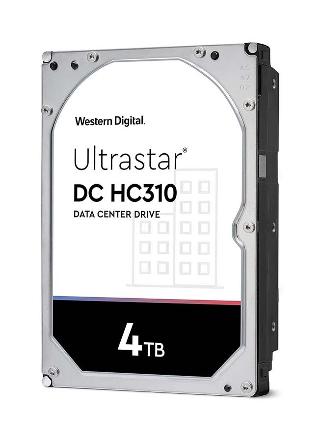 Ultrastar DC HDD Server HC310 | 4TB Capacity | 6GB/s SATA | 3.5-INCH DATA CENTER HARD DRIVES | RPM 7200 | 512E SE | Transfer Rate Up to 255MB/s | Dual-stage Micro Actuator| Silver 4 TB