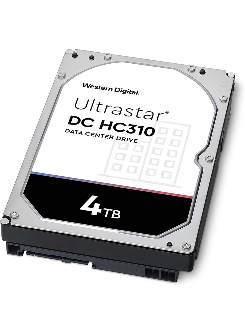 Ultrastar DC HDD Server HC310 | 4TB Capacity | 6GB/s SATA | 3.5-INCH DATA CENTER HARD DRIVES | RPM 7200 | 512E SE | Transfer Rate Up to 255MB/s | Dual-stage Micro Actuator| Silver 4 TB