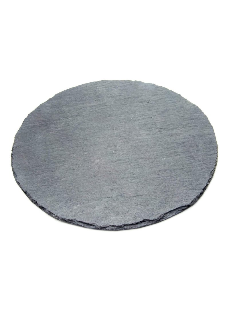 Round Black slate 30cm Diameter sushi Pastry Board