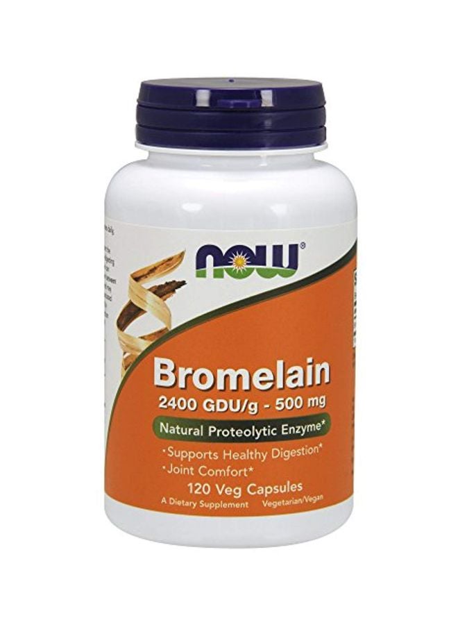 Bromelain Dietary Supplements - 120 Capsules