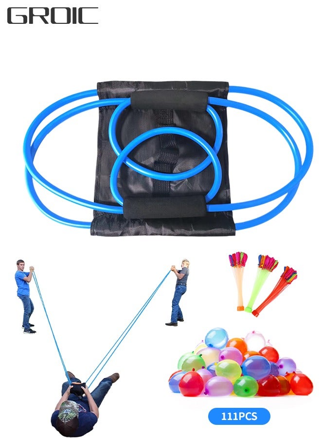 Water Balloon Launcher / Cannon / Slingshot Water Balloon Catapult, Balloons Bulk Bunch Sling Shots Shot, Water Games Outdoor Water Balloon Bombs Toy & Games