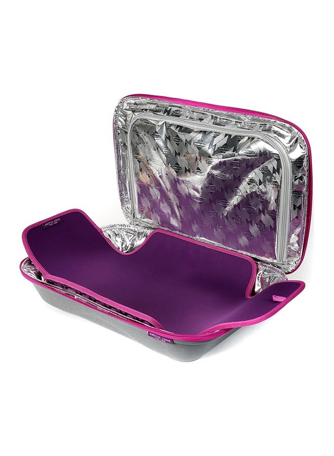 California Innovations Deluxe Thermal Carrier with Trivet-Purple