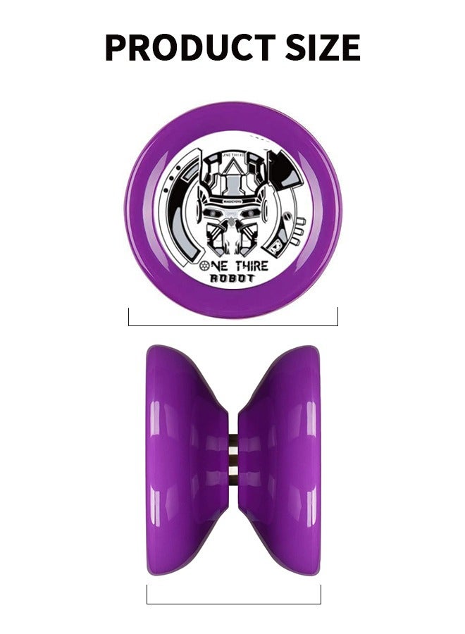 YOYO Responsive,Purple Ball Bearing Yoyo Axle, Premium Plastic Yoyo,Suitable for Beginners Adults and Children,Children's Educational Toys