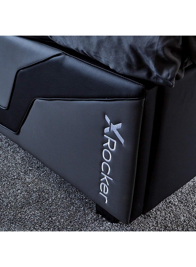 X Rocker Cosmos RGB LED Bed in a Box - Single Mattress Size 90 x 190 cm