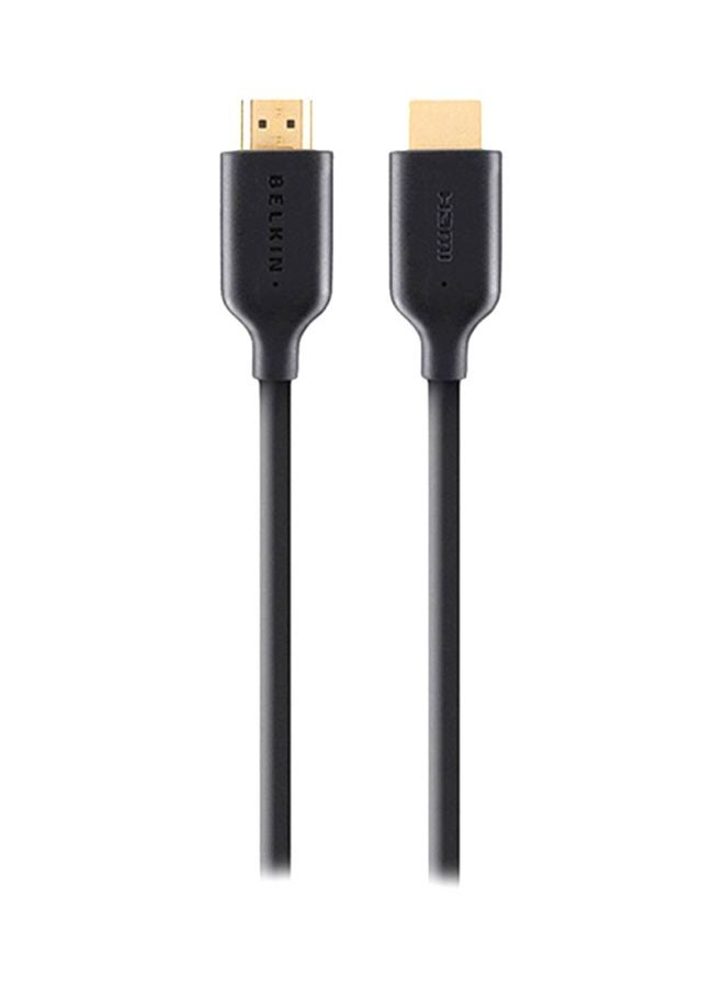 Gold Plated High Speed HDMI Cable With Ethernet Black