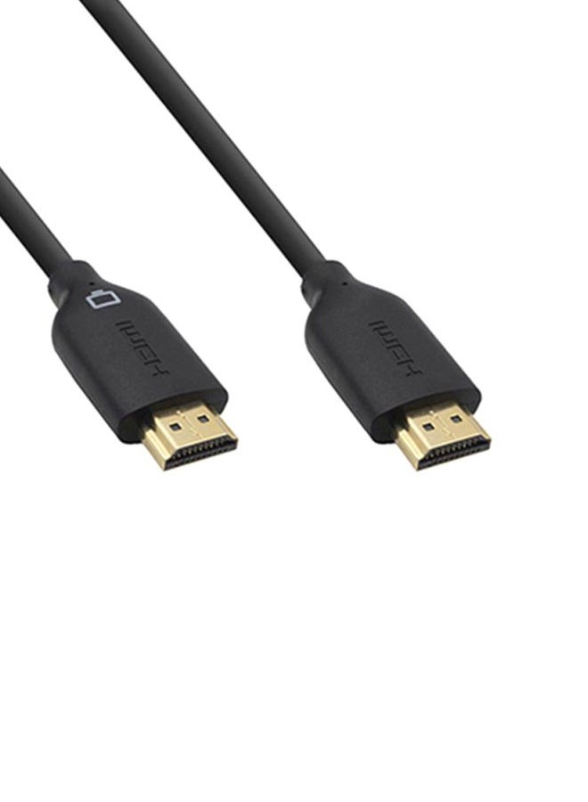 Gold Plated High Speed HDMI Cable With Ethernet Black