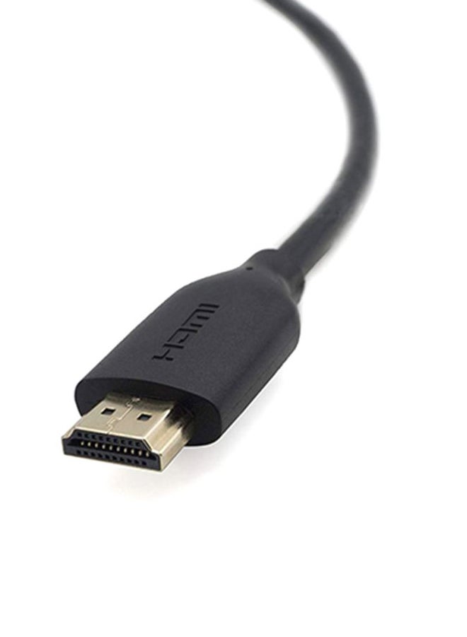 Gold Plated High Speed HDMI Cable With Ethernet Black