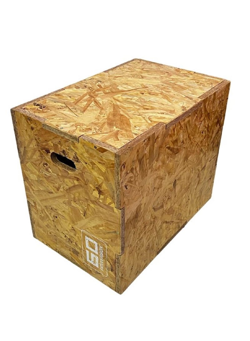 Wood Plyo Box For Crossfit Training 50X50X75Cm