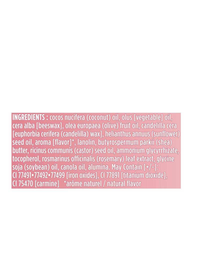 Burt's Bees Lip Tint Balm, Mothers Day Gifts for Mom with Long Lasting 2 in 1 Duo Tinted Balm Formula, Color Infused with Deeply Hydrating Shea Butter for a Buildable Finish, Soft Hibiscus (2-Pack)