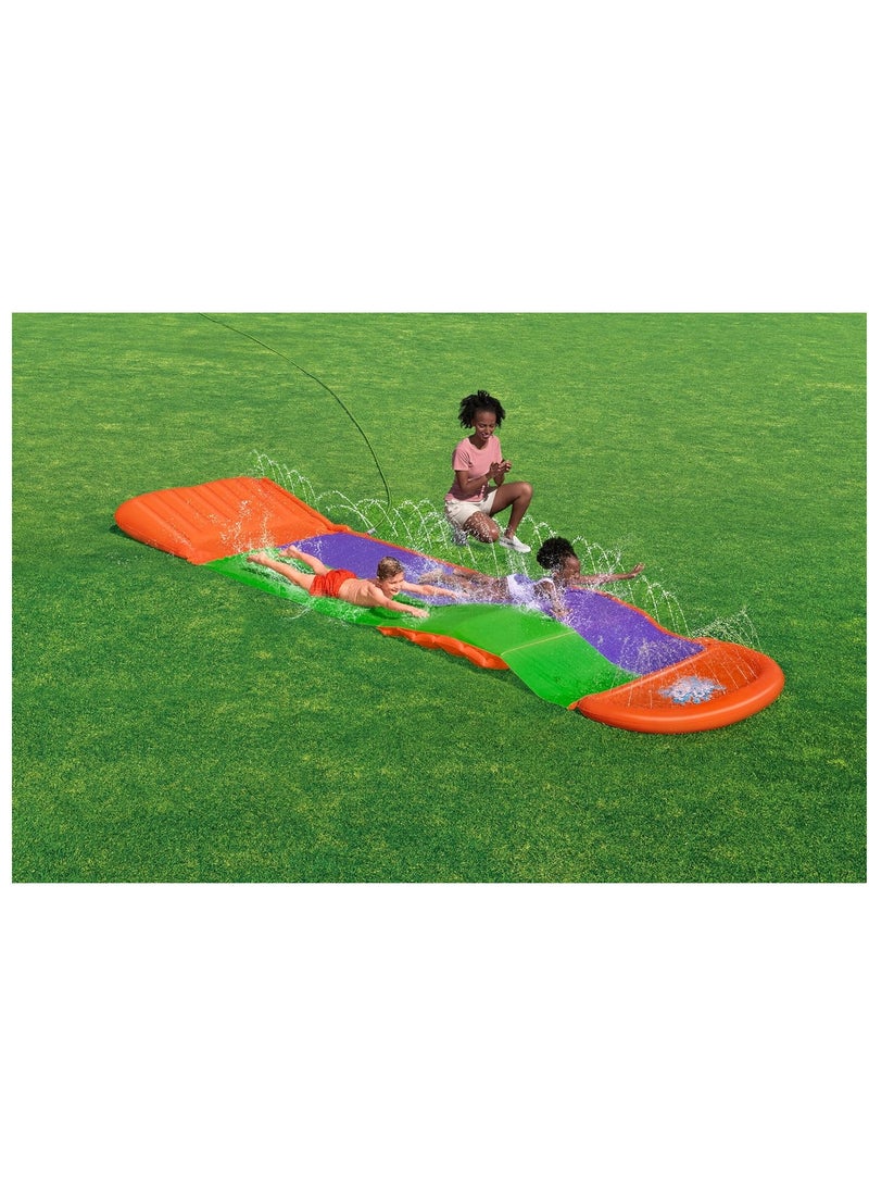 Bestway H2OGO Splash Coaster Double Water Slide 4.88m