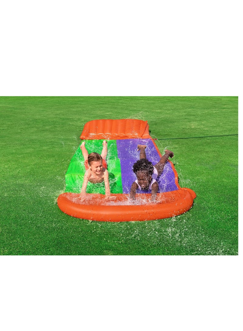 Bestway H2OGO Splash Coaster Double Water Slide 4.88m