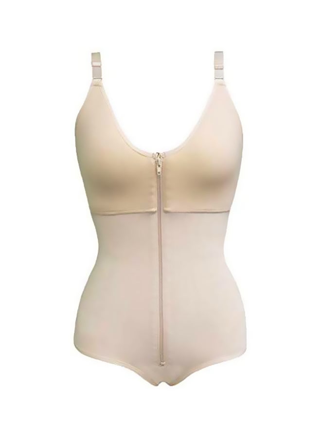 Solid Full Body Shapewear Beige