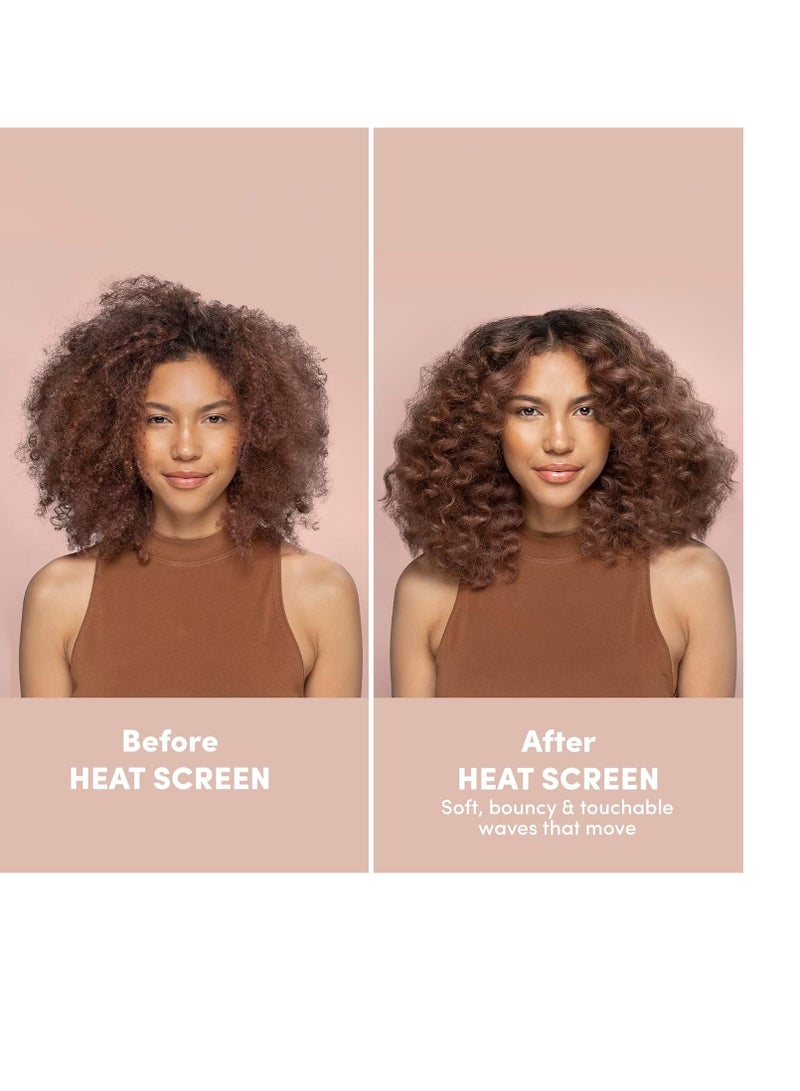 Mizani Style Shifter Society Heat Screen Heat Protectant Spray | Anti-Frizz | Shiny Finish | For Textured, Curly and Coily Hair | 8.5 Fl. Oz