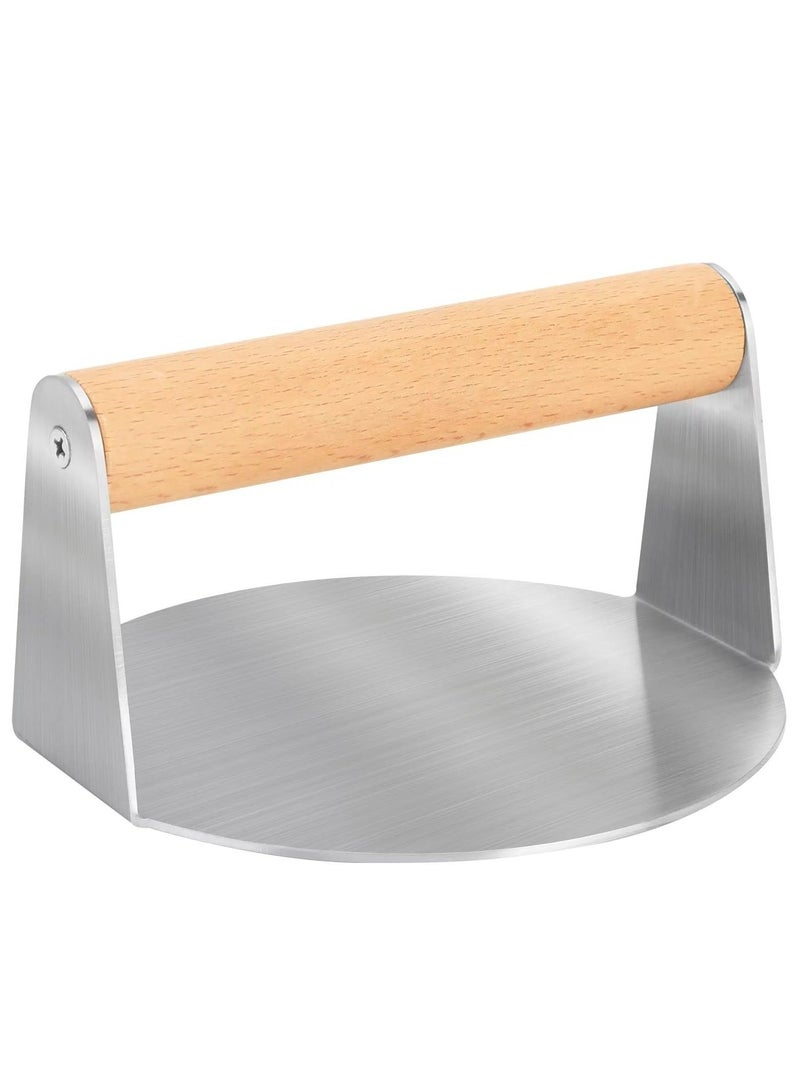 Stainless Steel Burger Press, 5.5