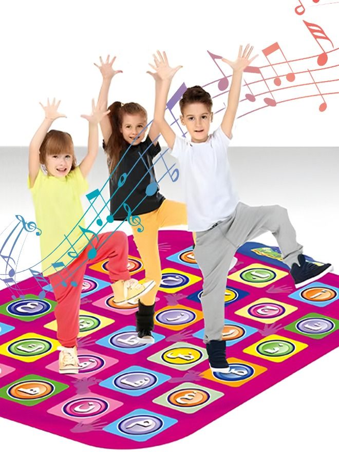 Arabic Electronic Educational Dance Mat Early Interactive Playmat Learning Musical Toy 70*91.5CM