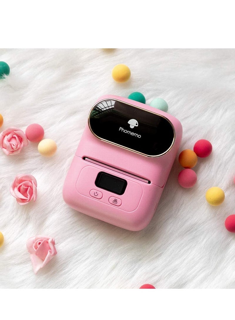 Phomemo M110 Portable Thermal Label Printer Bluetooth Connection Apply For Labeling Shipping Office Cable Retail Barcode And More