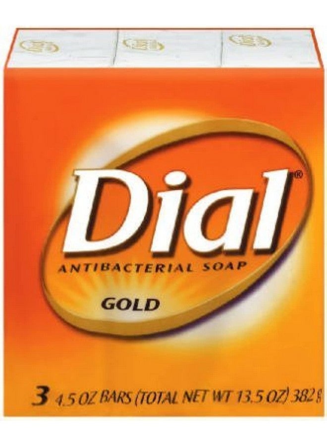 Dial 12402 4 Oz. Gold Dial Antibacterial Soap Bars 3 Pack