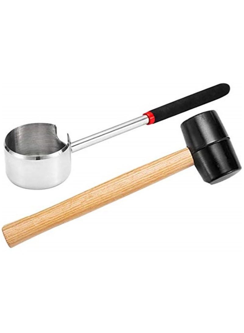 Coconut Opener Tool Kit w/ Hammer