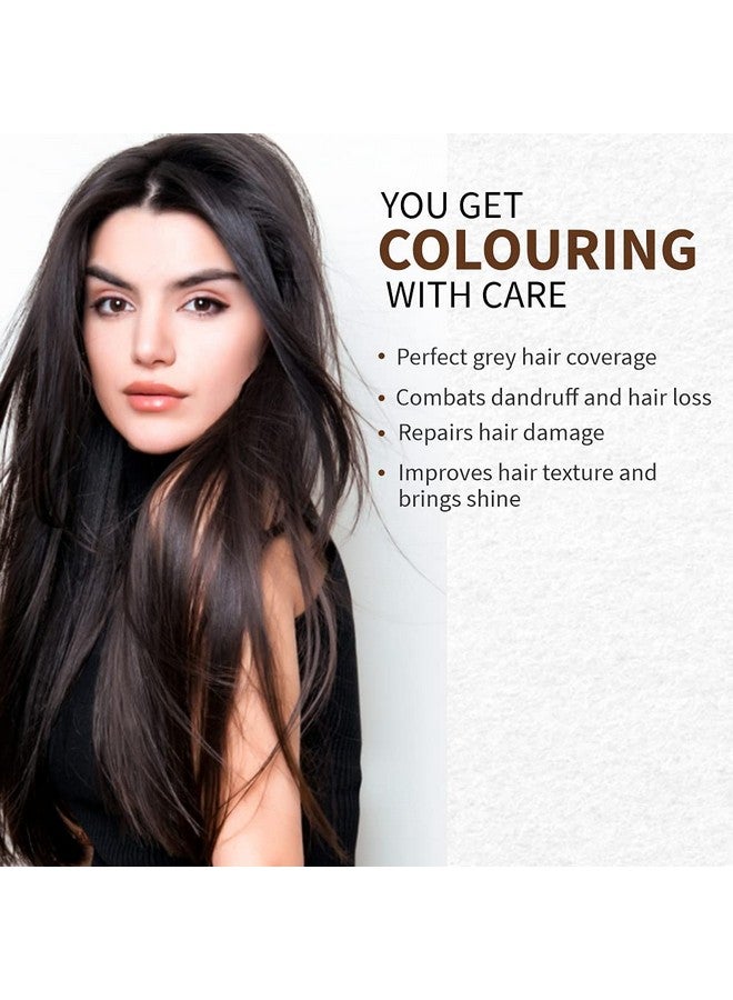 Bio Organic Natural Henna Hair Color Soft Black 100Gm 100% Gray Hair Coverage And Long Lasting Hair Dye Vegan And Crueltyfree