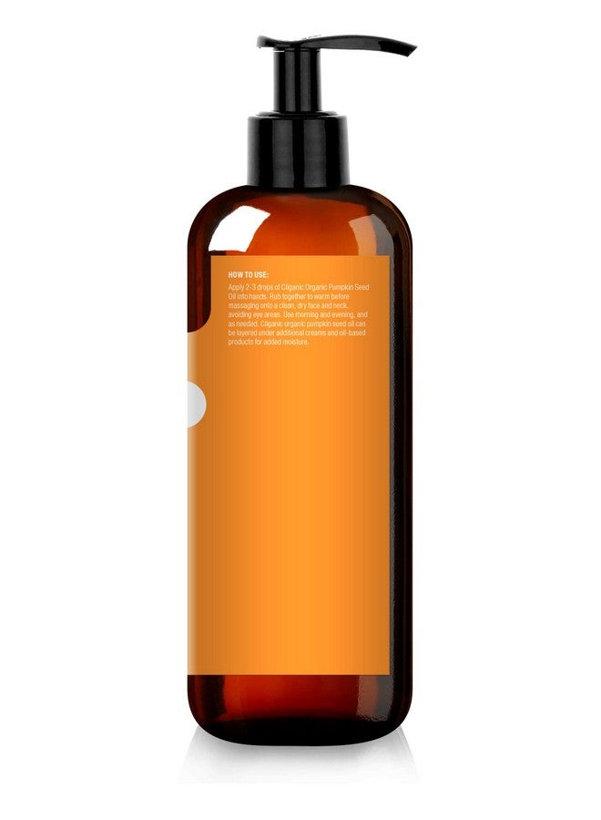 Liganic Organic Pumpkin Seed Oil 100% Pure For Face & Hair ; Natural Cold Pressed Unrefined