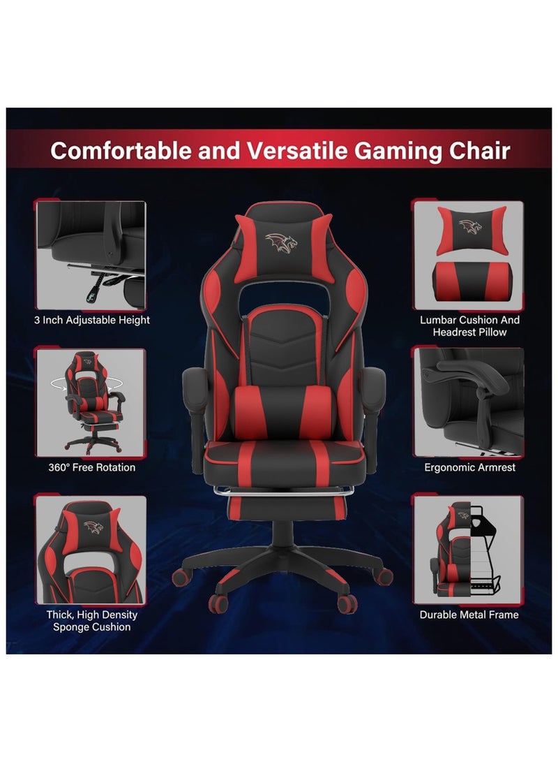 Mahmayi UT-C592F Gaming Chair Red PU