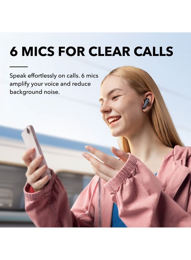 Liberty 4 NC Earbuds, 98.5 Percent Noise Reduction, Adaptive Cancelling To Ears And Environment, Hi-Res Sound, 50H Battery, Wireless Charging, Bluetooth 5.3 Black