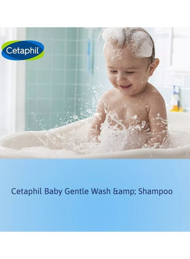 Cetaphil Baby Gentle Wash & Shampoo: Nourishing Cleanser with Glycerin & Pro-Vitamin B5, 300ml