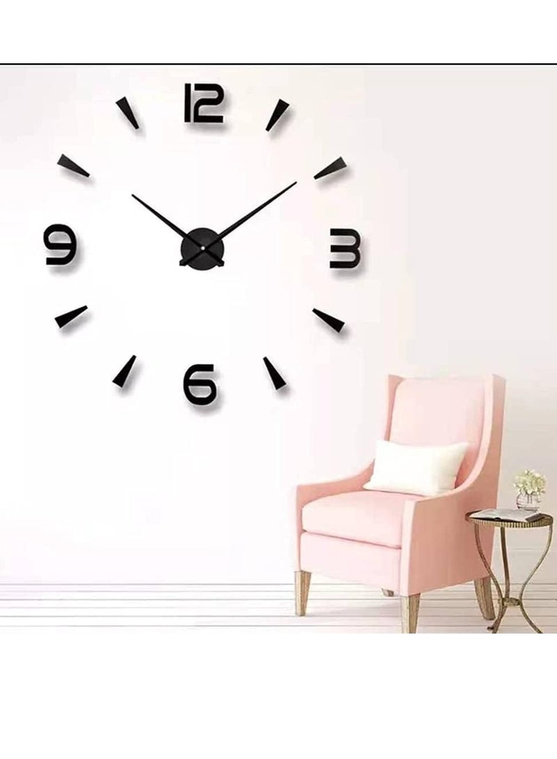 FFD 3D DIY Wall Clock Sticker - Transform Your Space with Style