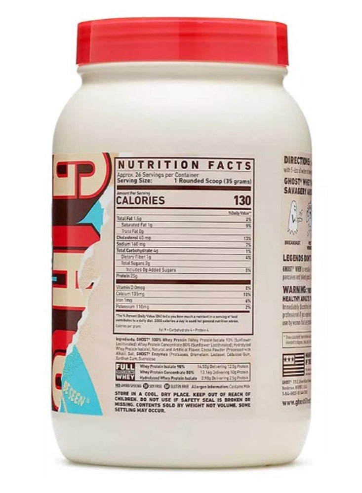 Whey Protein 2Lb Peanut Butter Cereal Milk flavor 26 Serving